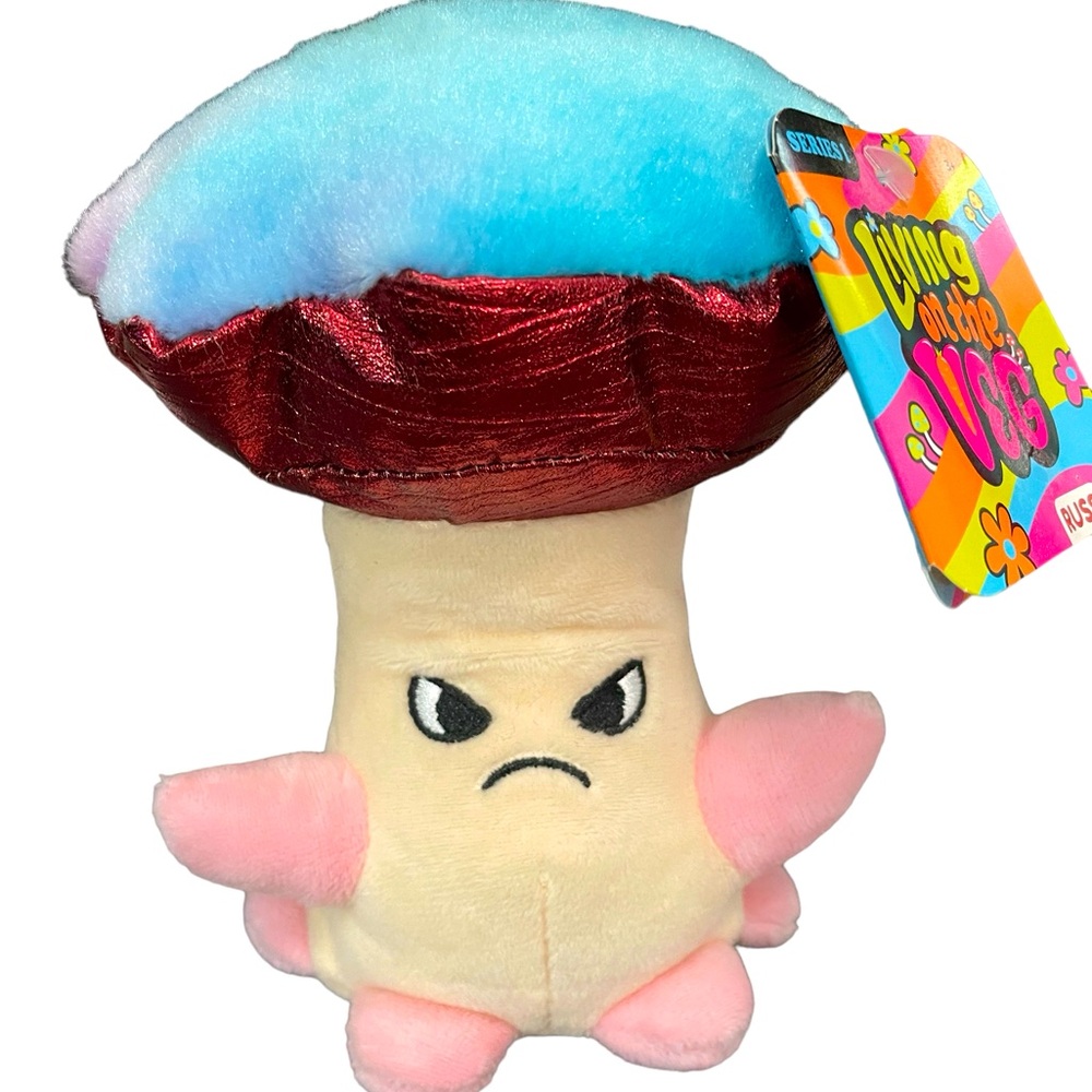 Living On The Veg GRIMSBY Mushroom Plush